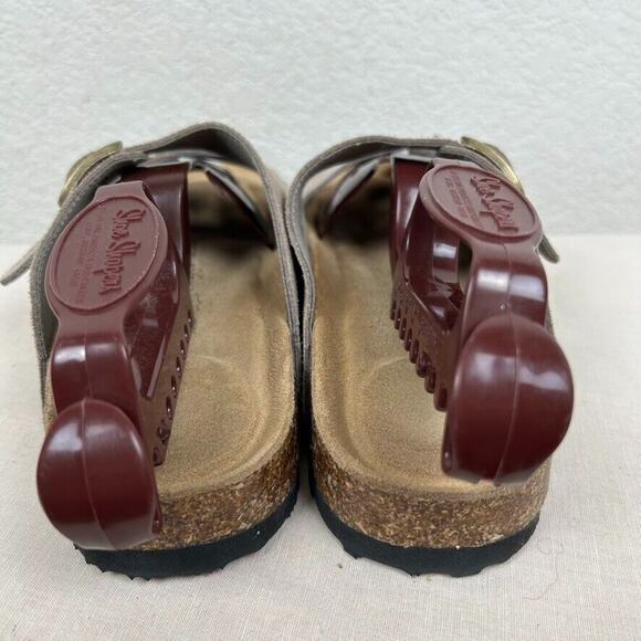 Project Cloud Womens Sz 9 leather adjustable Arizona style cork sole sandals - Picture 9 of 10